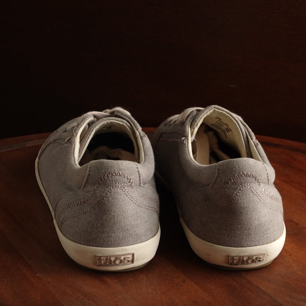 Taos Sneakers WMS SZ 10W Light Gray Star Casual Low Comfort Walking Neutral Shoe - Picture 7 of 13